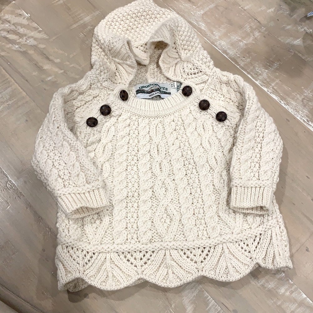 Aran Crafts Irish Sweater☘️ 12-18 months NEW!!